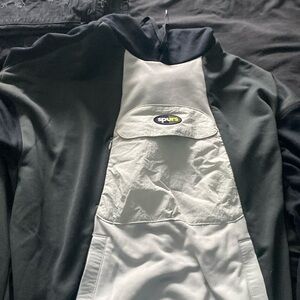 Black and grey Nike spur